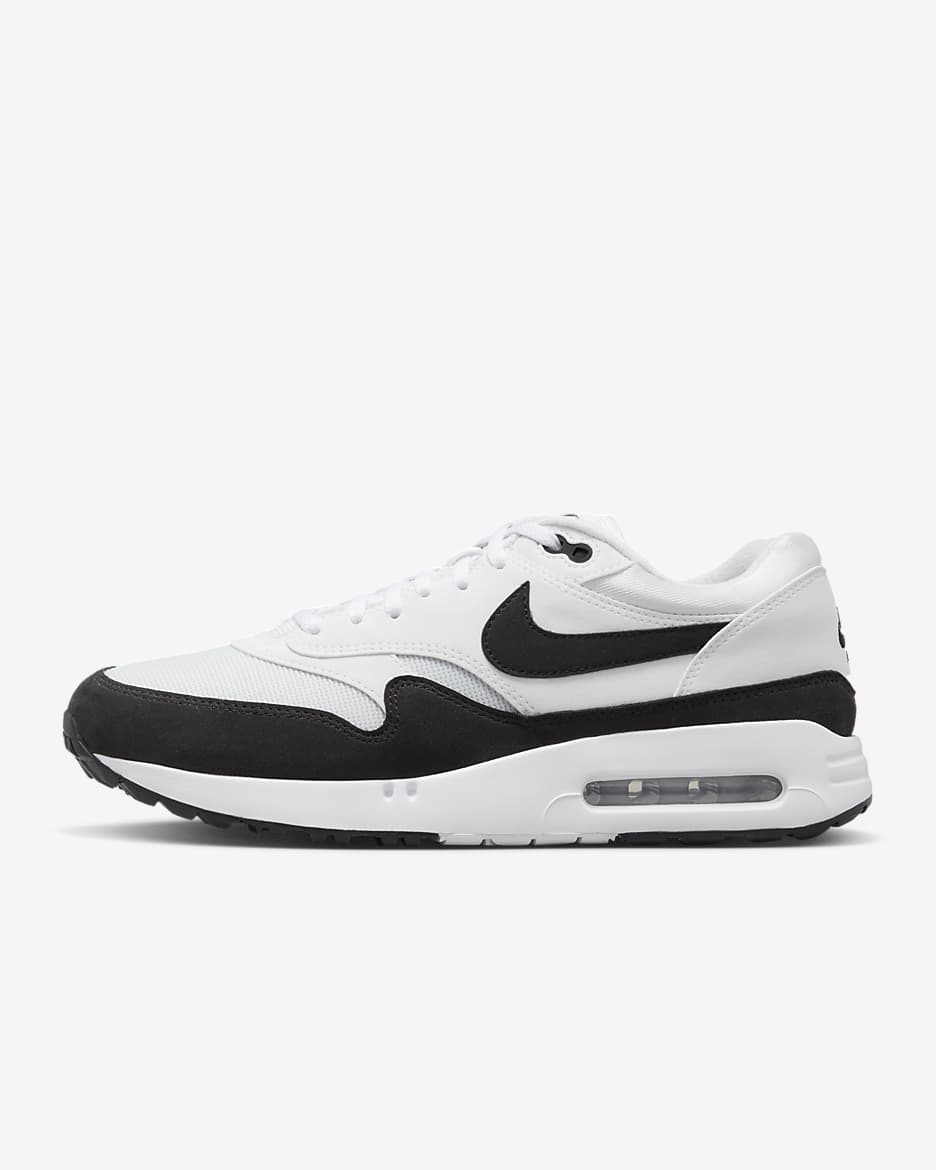 Nike Air Max 1 buy G White Black Golf Shoes